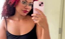Chubby babe farts naturally with silly faces eye rolls and laughs!