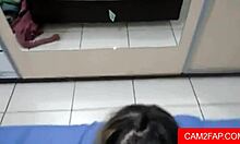webcam slut fingers ass masturbates blows toy in sexy anal show!