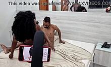 damn, alicia ribeiro takes all that anal in the backstage suruba and swallows tons of cum from the guys