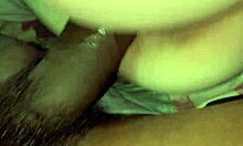 Stepdad stretches tight Japanese teen pussy with creampie loads