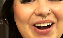 Dessa's Quick Oral Cumshot Facial Backstage