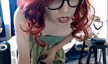 hot shemale explodes in orgasm on live cam 💦✨