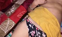 while he sucks my big natural tits stepbro fingers my wet pussy inside panties rough moaning