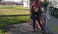 She picks perfect day for PUBLIC SQUIRTING in park