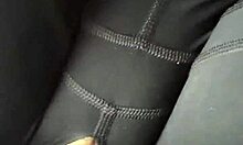 Big Ass Nike Pro Leggings Tease Leads To Tight Pussy Penetration