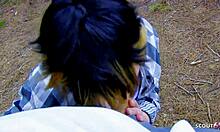 Petite Punk Teen Zoe Nil Fucked Hard by Old Stranger in Lost Outdoor Spot!
