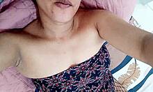 Stepmom strips naked for lover's video call while hubby's gone