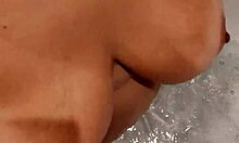 Married milf sneaks blowjob and handjob while hubby's away at work