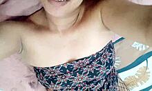 Stepmom strips naked for lover's video call while hubby's gone