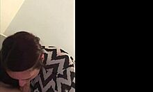 Amateur brunette camgirl Trish fucks boy toy on phone