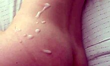 Early morning quickie ends with hot interracial cumshot blast