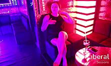 Sexy Latina Pornstar Fucked Raw in Swinger Bar Orgy!