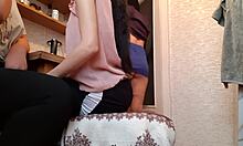 our milf neighbor drops by for dirty russian fucking