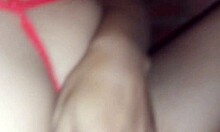 friend's latina wife seduces for deep wet pussy creampie