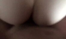 Bent over doggy quickie pounds her deep in amateur rush