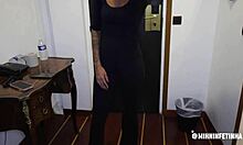 Latina curly babe takes bbc threesome anal creampie doggystyle cowgirl