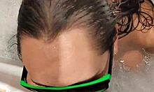 Married milf sneaks blowjob and handjob while hubby's away at work