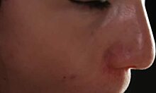 wow emma ester delivers beautiful close-up blowjob with cum
