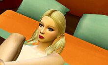 hot blonde teen invites colleague home for exam study turns creampie fuckfest