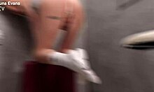 secret glory hole room next door i bent over got fucked hard juicy pussy dripping 😏🔥