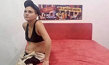 skinny latina takes bareback anal from huge cock
