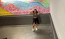 took married gym woman to parking lot for full anal pounding in her tight ass