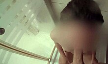 shared shower turns into rough pounding of girlfriend's wet pussy
