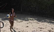 inked eurobabe pussy drenched in hot cum outdoors