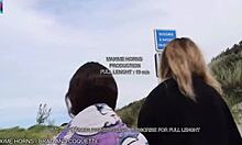two slutty girls chase wild outdoor cum pleasure heat
