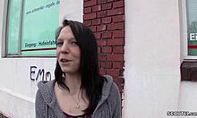 Petite German Teen Lured From Street For Hard Cash Fuck And Facial Cumshot