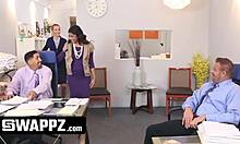 Stepdads trade teen stepdaughters in office swap
