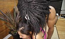 Ndngirls 15-year Cree Native American teen gets rough interracial pounding from big black cock trainer Rona