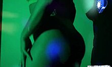 Wow! Night club beauty takes hard pounding and swallows my cumshot!