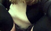 cute blue eyed teen caught flashing pussy outdoors ready to cum