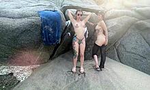 imagine joining our hot latina threesome on nudist beach with rough doggystyle riding?