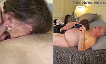 Granny Carmen Devours Your Old Cock