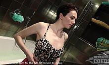 Hot 25yo Babe Sonja Masturbates Alone on Sofa in Secret Home Voyeur!
