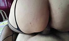 Virgin's second round with my shy wife gets wild as friends watch her big natural tits bounce.