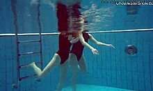 diana and simonna, you stunning pool teens, strip those bikinis off now