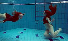 diana and simonna, you stunning pool teens, strip those bikinis off now