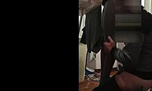 Husband Resists No More Fucks Wife In Sexy Ironing Outfit