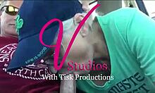Hot Mature Momma Vee Licks Step Cousin Jerry's Big Cock Before Shaved Pussy Muff Diving Fun!