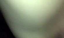 Damn thick white bitch cums hard on bbc outside at night 🔥💦