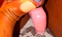 Squirting all over from that creamy ebony pussy fun!