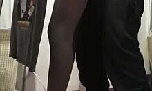 Husband Resists No More Fucks Wife In Sexy Ironing Outfit