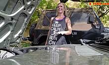 Blonde Bimbo Petite Small Tits Deepthroats Pawn Dude Group Bang Pov