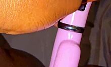 Squirting all over from that creamy ebony pussy fun!