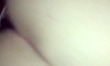 Damn thick white bitch cums hard on bbc outside at night 🔥💦