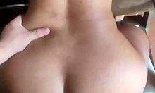 Pounding Stepdaughter's Fat Ass in Bold Anal Doggy