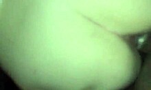 Damn thick white bitch cums hard on bbc outside at night 🔥💦